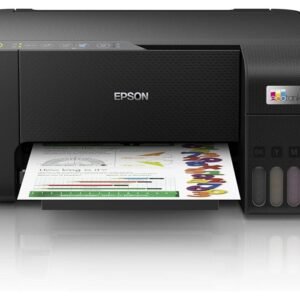Epson EcoTank L3250 Home ink tank printer A4, Color, 3-in-1 printer with WiFi and SmartPanel App connectivity, Black, Compact