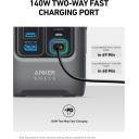 Anker SOLIX C200 DC Power Bank Station (60,000mAh), 192Wh Portable Power Station, LiFePO4 Battery, 200W Solar Generator, for Outdoor Camping, Traveling, and Emergencies - 18 Month Warranty - Image 3