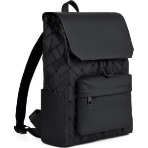 Laptop Backpack Up to 17" Laptops 1612 Protective Case Water Resistant Exterior Stylish & Durable - Black