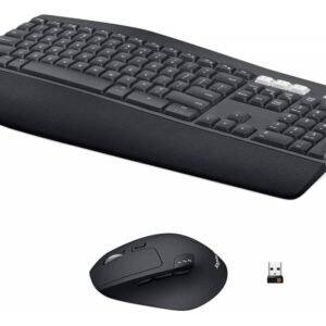 Logitech MK850 Performance Wireless Keyboard and Mouse Combo, Multi-Device, Multi-OS, Seamless Switching, Powerful Multitasking