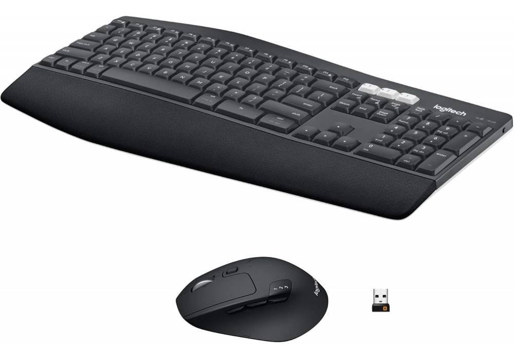 Logitech MK850 Performance Wireless Keyboard and Mouse Combo, Multi-Device, Multi-OS, Seamless Switching, Powerful Multitasking