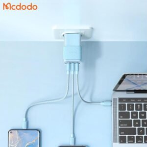 Mcdodo CH-150 GAN 5 67W USB C Charger, Fast Charger Multiport 2 USB C and 2 USB A, Compatible with MacBook Air Samsung Galaxy
