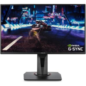 ASUS VG258QR Gaming Monitor - 24.5”, Full HD, 0.5ms*, 165Hz  G-SYNC Compatible, Adaptive Sync