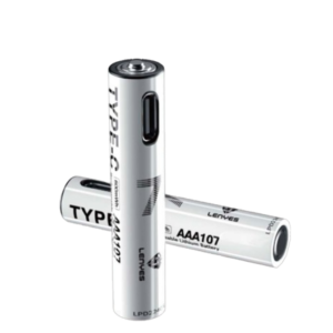 Lenyes AAA107 2x RECHARGEABLE LITHIUM Type-C 600MWH BATTERY 1.5V  - AAA