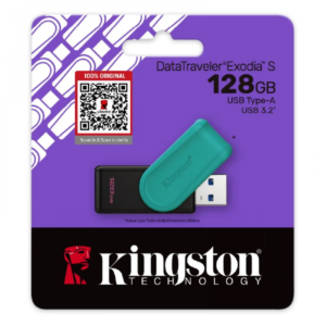 Kingston DataTraveler® Exodia™ S USB Flash Drive Entry-level USB 3.2 Gen 1 - 128GB