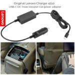 Original Lenovo Charger 65W USB-C DC Travel Adapter Car power adapter - DC 12 / 24 V - 65 Watt - for Tablet 10, ThinkPad 11, A485, L380 Yoga, X1 Carbon