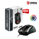 MSI CLUTCH GM51 Wired 75g lightweight Gaming Mouse 16000 Dpi FriXionFree Cable 3 Zone RGB BUTTONS 6 KEY SWITCHES OMRON