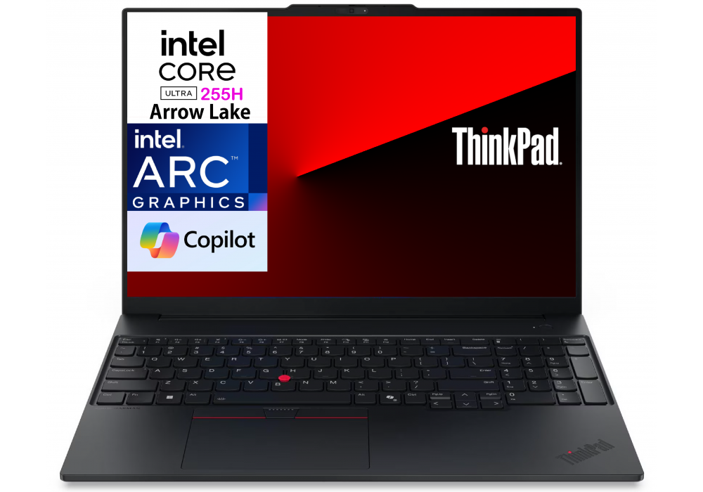 NEW Laptop Lenovo ThinkPad E16 Gen 3 | Intel® Core™ Ultra 7 255H 16 Core, Up to 5.1GHz Intel® Arc™ 140T GPU 16GB DDR5 5600 16" WUXGA With Casual Toploader - 2 Years Warranty