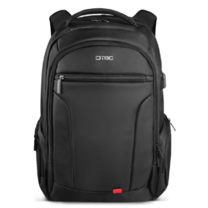 DTBG D8257W Water Resistant Lightweight Laptop Bag With USB Charging Port Up to 17.3 Inch - Black