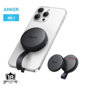 Anker MagGo USB-C Adapter (3-in-1, 10Gbps, For iPhone) Provides a quick switch from capturing video outdoors to editing on a smartphone without delay Gray - 18 Month Warranty