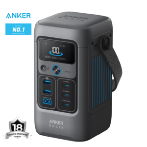 Anker SOLIX C200 DC Power Bank Station (60,000mAh), 192Wh Portable Power Station, LiFePO4 Battery, 200W Solar Generator, for Outdoor Camping, Traveling, and Emergencies - 18 Month Warranty