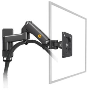North Bayou (NB F150) Ergonomic Wall Mount Single Monitor Arm, Up To 17-35" Size & 3-12kg Weight, Vesa 75mm x 75 mm To 100mm x 100mm Mounting Hole