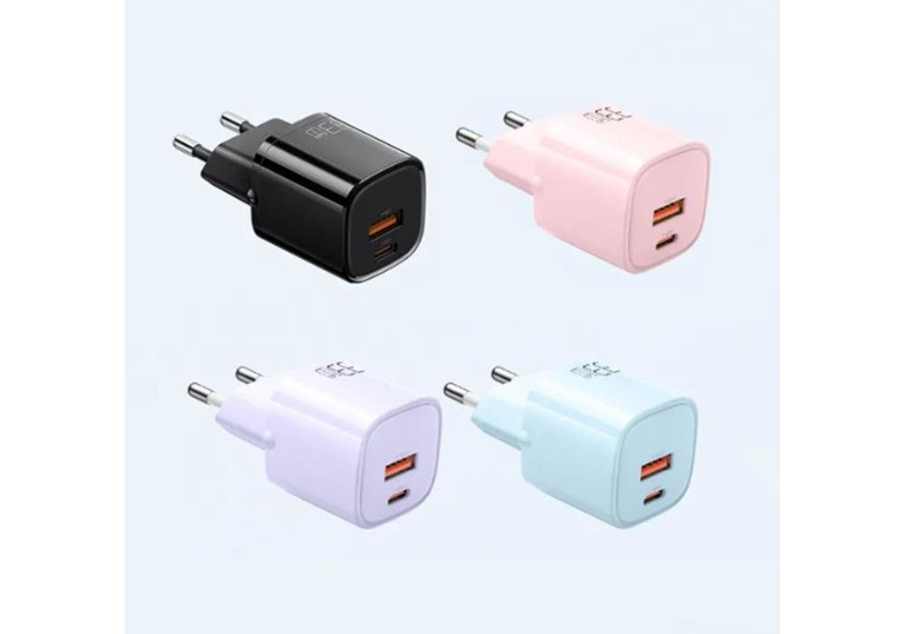 Mcdodo USB C Charger,33W USB C Fast Charger Block Mini Size Dual USB-C and USB-A GaN Charger Type C Fast Charging Block Power Adapter