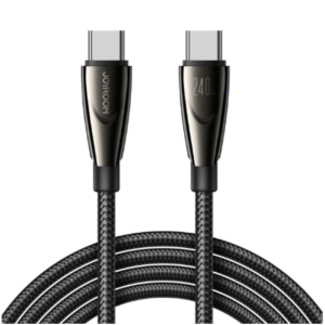 Joyroom fast charging / data cable USB Type C - USB Type C PD 240W 1.2m black / 1 Year Warranty