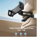 JOYROOM JR-ZS369 Car Seat Back Phone Tablet Holder 360-Degree Rotation Car Headrest Mount Phone Bracket / 18 Months Warranty - Image 3