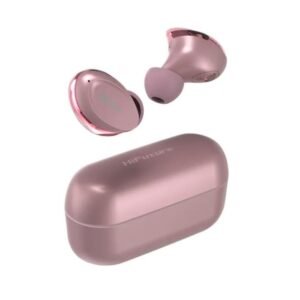 HiFuture Yacht True Wireless Bluetooth Earphone TWS Earbuds ENC Metallic Case Qualcomm APTX Type C Superior Sound and Bass CVC 8.0 Comfort Fit IPX7 - Pink