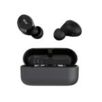 HiFuture Yacht True Wireless Bluetooth Earphone TWS Earbuds ENC Metallic Case Qualcomm APTX Type C Superior Sound and Bass CVC 8.0 Comfort Fit IPX7 - Black