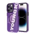 YoungKit colorful series Soft Matte Texture Magsafe -  IPhone 15 Pro Max Cover - Purple