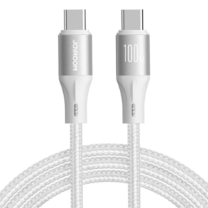 Joyroom SA25-CC5 Light-Speed Series 100W Fast Charging Data Cable (Type-C to Type-C) 1.2m-White