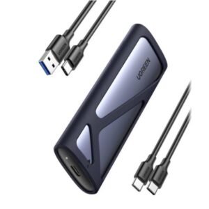 UGREEN M.2 NVMe SSD Enclosure USB 3.2 Gen 2 10Gbps NVMe External Enclosure, Aluminum Tool-free Hard Drive Enclosure USB Type C