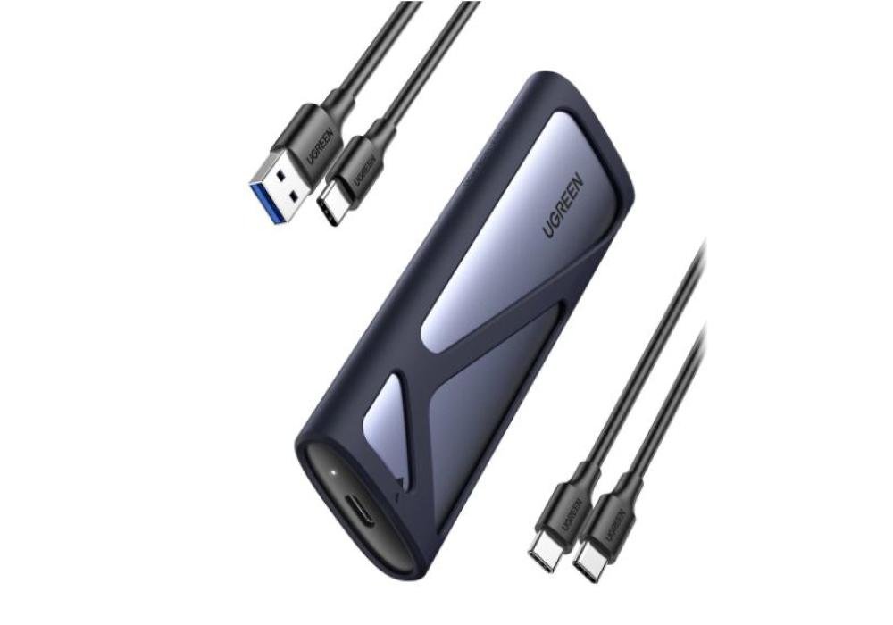 UGREEN M.2 NVMe SSD Enclosure USB 3.2 Gen 2 10Gbps NVMe External Enclosure, Aluminum Tool-free Hard Drive Enclosure USB Type C