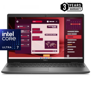 Laptop Dell Latitude 3550 Intel Core Ultra 7 155U, 16GB DDR5, 512 GB SSD, 15.6" IPS FHD - Grey | 3 Year Warranty