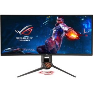 ASUS ROG SWIFT PG349Q, 34" UWQHD (3440 x 1440) , IPS, 4ms (GtG), Up to 120 Hz, G-SYNC Ultimate, AuraSync, 1900R Curved Gaming Monitor