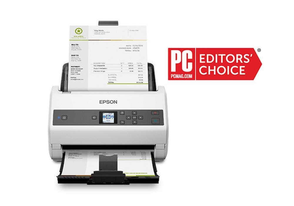 Epson DS-870 Color Duplex Document Scanner with Speeds Up to 65 ppm/130 ipm, With 100-page ADF