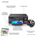 Epson EcoTank L8050 6-color Color A4 10x15cm Borderless photo with 5.760 x 1.440 DPI Resolution Inkjet 22 ppm Printer for Business Setup, Print On DVD Disk & ID Card - Image 3