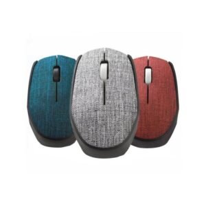 FELYBY Wireless Mouse Wireless 2.4G Soft Fabric G-218B - Black & Blue