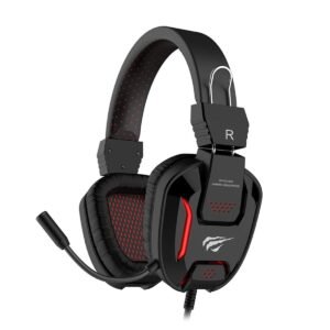 SADES Spirit Wolf  Surround Sound 2 Jack Computer Gaming Headset ,LED Light for PC Gamers (Black Red)