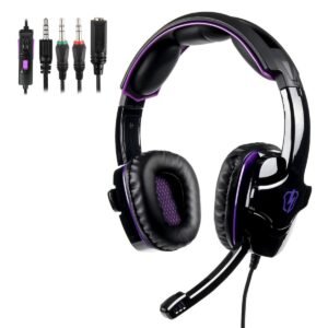 Lecoo HT406 Wired Gaming Headset USB -Black