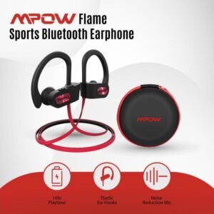 Mpow Flame Lite True Wireless Earbuds Sport, with Earhooks, black