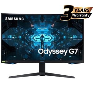 Samsung 32" Odyssey G7 WQHD 2K 240Hz, 1MS GTG, G-SYNC HDR600 QLED 1000R Curved Gaming Monitor
