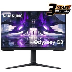 Samsung Odyssey G3 (AG320) 24" FHD 165Hz VA 1ms AMD FreeSync Premium-Flat Gaming Monitor w/ Ergonomic Stand