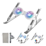 Laptop Stand Aluminum With 2x Fan for Gaming