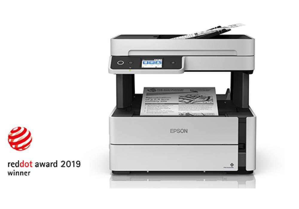 Epson EcoTank ET-M3170 Wireless Monochrome 39ppm All-in-One Supertank Printer Wi-Fi Direct with ADF, Fax and Ethernet PLUS 2 Years of Unlimited Ink