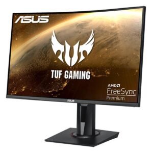 ASUS TUF Gaming VG27VQ 27" Full HD Curved 1500R, 165Hz, 1ms,VA Panel , FreeSync Premium Monitor, With Speakers