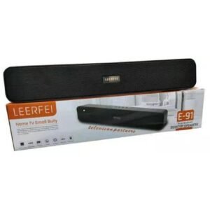 Sound Bar E-91 Smart Bluetooth Desktop Speakers - Black