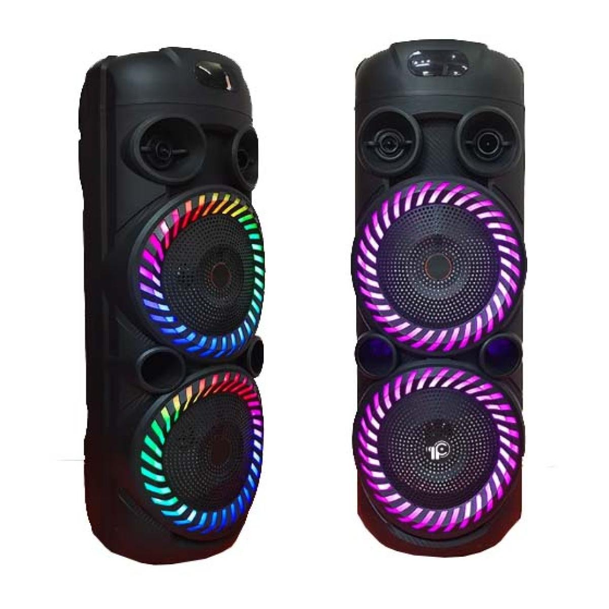 Kolav 8 inch x2 F2805 RGB Bluetooth Speaker with rechargeable battery 3.7V 2400mAh - Image 2