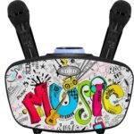 Portable Bluetooth SD314 Speaker KTV With Dual Wireless Microphone