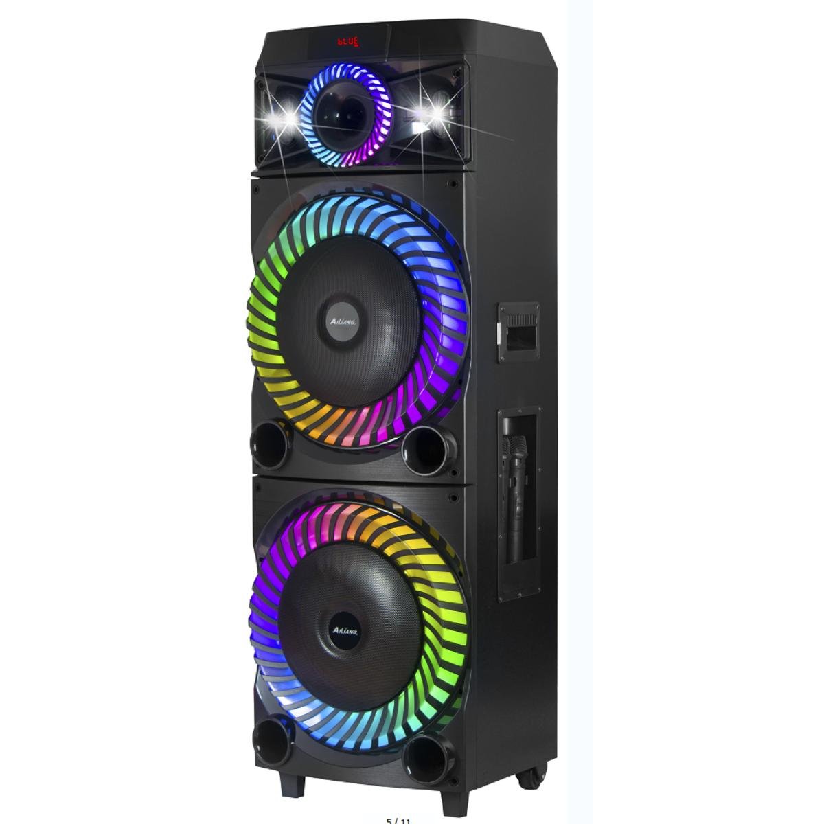 Ailiang A1213K Wireless Bluetooth Karaoke RGB Speaker System 12" 12V 7A - Image 2