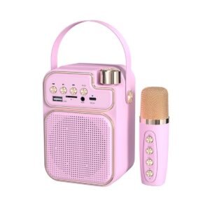 M-4050 Portable Small Mini USB/TF/Audio Karaoke Singing Bluetooth Speaker with Mic for Kids