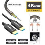 HDMI to HDMI Optical Cable 4K 60Hz UHD 150M