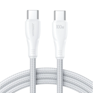 Joyroom S-CC100A11 Nylon Type-C to Type-C Cable100W 1M - White