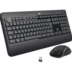 Logitech MK540 Advanced Wireless Keyboard and Mouse Combo for Windows, 2.4 GHz Unifying USB-Receiver, Multimedia Hotkeys