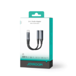 JOYROOM SY-C02 Audio-Transfer Series 2-in-1 Audio Adapter (Type-C to 3.5mm+Type-C)-Black