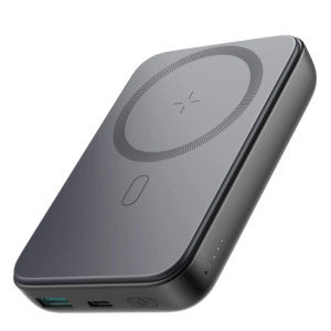 Joyroom JR-W020 20W Mini Magnetic Wireless Power Bank 10000mAh Multi Security Protection (With USB to Type-C 0.25m Cable) - Black