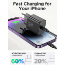 JOYROOM JR-TCF06 PD 20W Charger / With a C to L Cable 1m Smart chip, safe for battery Charging with less heat, harmless to phone / 18 Months Warranty - Image 2
