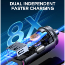 JOYROOM JR-CCN04 60W A+C mini Aluminum alloy material Car Charger / 18 Months Warranty - Image 2